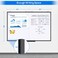 Maxtek White Board Dry Erase 60X36, Maxtek Magnetic Whiteboard Wall Mounted, Black