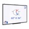 Maxtek White Board Dry Erase 60X36, Maxtek Magnetic Whiteboard Wall Mounted, Black
