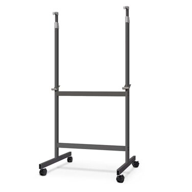 Maxtek Mobile Whiteboard Stand with Wheels, Stand Only, No Drill (Black