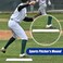 Deekin Baseball Pitching Rubber Throw Down Pitcher's Mound, White, 2 Pcs