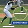 Deekin Baseball Pitching Rubber Throw Down Pitcher's Mound, White, 2 Pcs