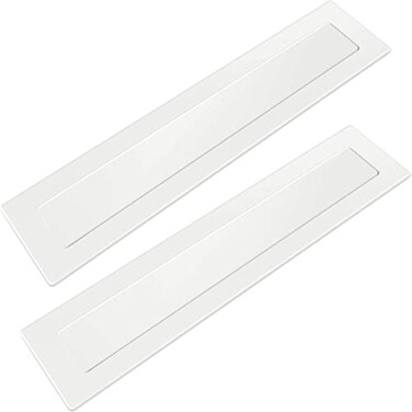 Deekin Baseball Pitching Rubber Throw Down Pitcher's Mound, White, 2 Pcs