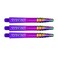 Red dragon Peter Wright Snakebite Nitrotech Medium Purple Ionic Dart Stems - 2 Sets Per Pack (6 Stems in Total)
