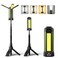 Mlogiroa Rechargeable Work Light with Stand, Magnetic Base, Hook &amp; Tripod (Middle)