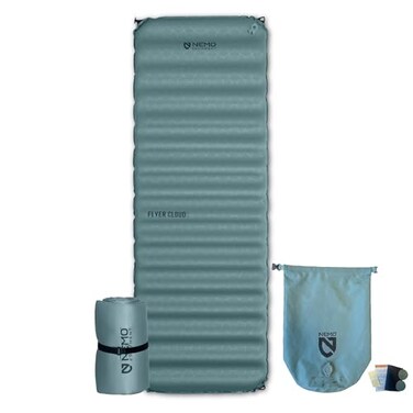NEMO Equipment Flyer Cloud Sleeping Pad - Arctic/Ombre Blue - Reg Wide
