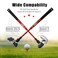 Yoges Adjustable Length Vr Golf Club Handle for Meta Quest 3S/Quest 3/Oculus Quest 2, 90 Degree Virtual Reality Baseball Controller Attachment, Simulator Real Golf Game (Only for Right Controller)