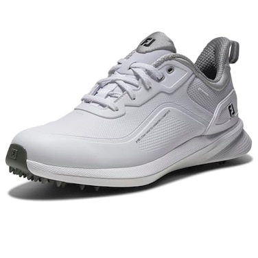 FootJoy Men's Pro/SL Golf Shoe, White/Harbor Mist, 10.5