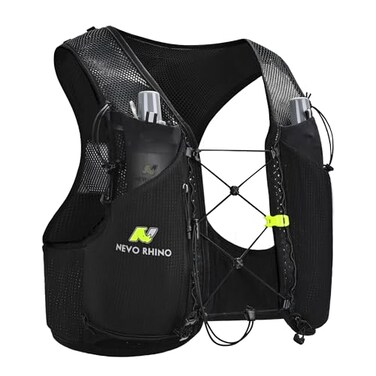 N nevo rhino Running Hydration Vest with 2 Tpu 250ML Soft Flasks