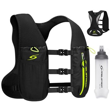 Maelstrom Running Vest, Lightweight Hydration Pack with 500ML Soft Flask