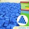Treela 200 Pcs Blue 4 Foam Cubes Pit Blocks Pu Memory Protective Padding