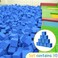 Treela 200 Pcs Blue 4 Foam Cubes Pit Blocks Pu Memory Protective Padding