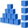 Treela 200 Pcs Blue 4 Foam Cubes Pit Blocks Pu Memory Protective Padding