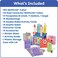 Hand2Mind Numberblocks Heroes with Zeroes Mathlink Cubes Activity Set
