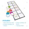 Hand2Mind Elkonin Box Floor Mat Activity Set, Phonemic Awareness, Ages 3+