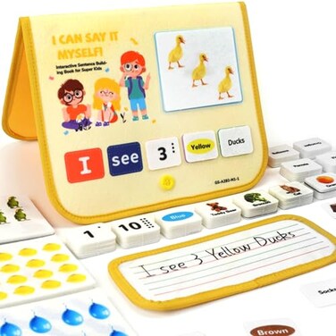 Chefan 114 Pcs Sentence Building for Kids, Speech Therapy Materials