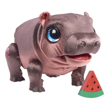 FurReal Sally the Silly Hippo Interactive Plush, Learns to Walk