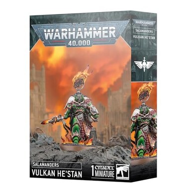 Games Workshop Warhammer 40K: Salamanders: Vulkan He'Stan Gws 55-58