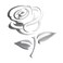 Duscoke 3D Rose Car Sticker Decal, Waterproof Pvc Auto Bumper Stickers