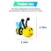 Zimisi Cute Bee Car Antenna Topper (Bee)