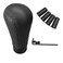 Zimisi 5 Speed Shifter Knobs, Leather Car Gear Shift Knob (Black)