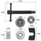 Bittwee 5PCS Car Brake Piston Wind Back Tool, Rear Pad Rewind