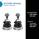 Trq Front Upper Driver and Passenger Side Ball Joint Set