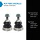 Trq Front Upper Driver and Passenger Side Ball Joint Set