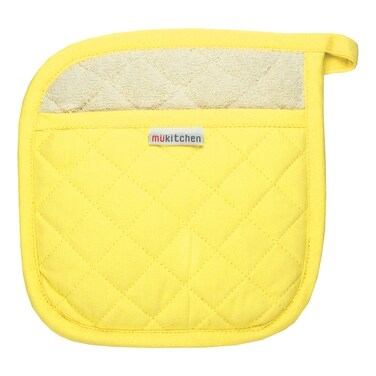 MUkitchen M Kitchen M Potholder Herringbone Cotton Kitchen Potholder Multipurpose Hot Pad Machine Washable and Durable (Chiffon)