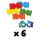 Creativity Street Chenille Kraft 100TH Day Paper Fun Glasses Shape, Assorted 25 Per Set