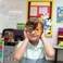 Creativity Street Chenille Kraft 100TH Day Paper Fun Glasses Shape, Assorted 25 Per Set