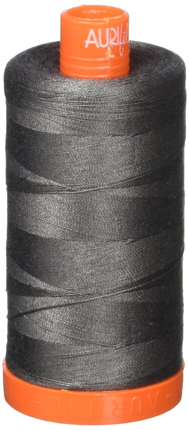 Aurifil 50WT Cotton 1,422yd - Pewter