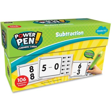 Teacher Created Resources Power Pen Learning Cards: Subtraction (6458)