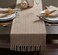 Dii Woven Basic Tabletop Collection, Chevron Table Runner, 15X108, Stone