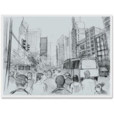 Deflecto Wall Art Display Frame, Large, Horizontal, 18" X 12", Clear (671001)