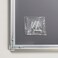 Deflecto Wall Mounted Display Frame, 18 X 24 Inches, Satin Finish Aluminum Frame