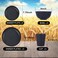 Supernal 24PC Black Wheat Straw Dinnerware Set, Unbreakable Dish Set for 6