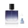 Jjkmall 50ML Gradient Blue Glass Perfume Spray Bottle