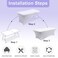 Abccanopy 2-Pack 6FT Spandex Table Covers, Stretch Tablecloth