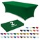 Abccanopy 2-Pack 8FT Spandex Table Covers, Stretch Tablecloth