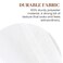 Dreaming Casa Rod Pocket Solid Sheer Curtains, White, 42" W X 96" L