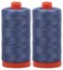 Aurifil 2-Pack - 50WT - Blue Grey (1126) Solid - Mako Cotton Thread - 1422 Yards Each