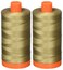 Aurifil 2-Pack - 50WT - Sandstone (2370) Solid - Mako Cotton Thread - 1422 Yards Each