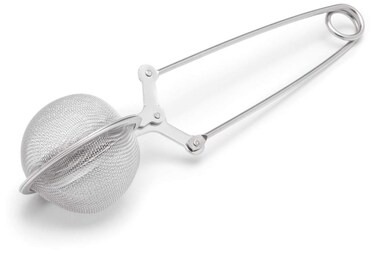 Fox Run Silver Mesh Spring Tea Infuser, 2 X 1.5 X 6.25 Inches, Metallic