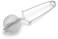 Fox Run Silver Mesh Spring Tea Infuser, 2 X 1.5 X 6.25 Inches, Metallic