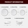 Home VSS Homevss, Bone China Cone Shape, Elegance White 20PC Dinnerware Set