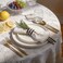 Home VSS Homevss, Bone China Cone Shape, Elegance White 20PC Dinnerware Set