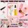 Evancent 100Pack 2OZ Spray Bottles 60ML Small Spray Bottle Bulk Fine Mist Sprayer