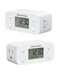 Dewenwils Indoor 24 Hour Programmable Digital Timer Outlet, 1 Outlet,2 Pack