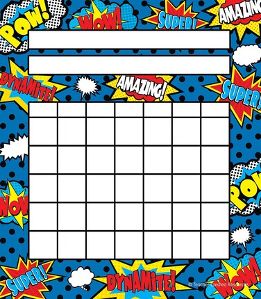Teacher Created Resources Superhero Incentive Charts Pack (TCR5646)