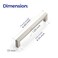 Ravinte Brushed Nickel Square Cabinet Handles & Pulls 6-1/4 Inch 10 Pack